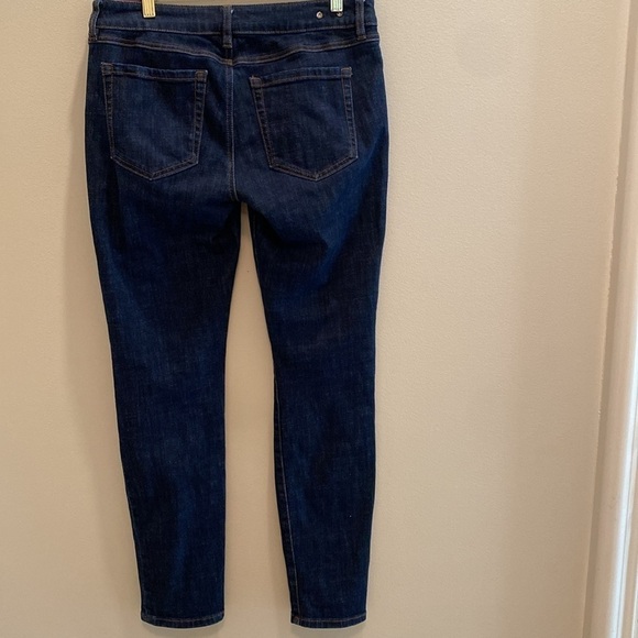 Cabi Denim The Skinny Jeans Dark Blue Wash Size 6 - Picture 8 of 8